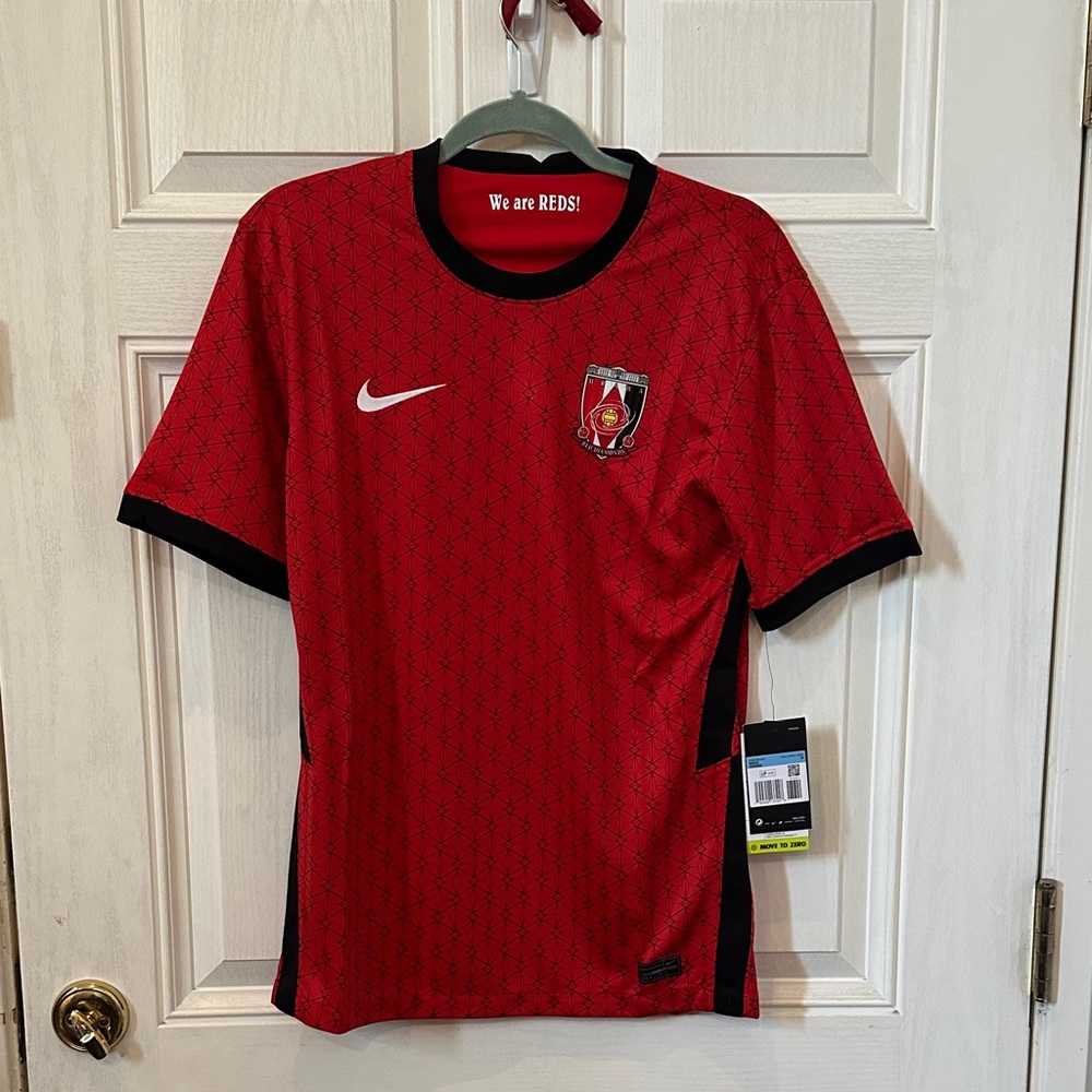 Nike Red and Black Soccer Jersey
